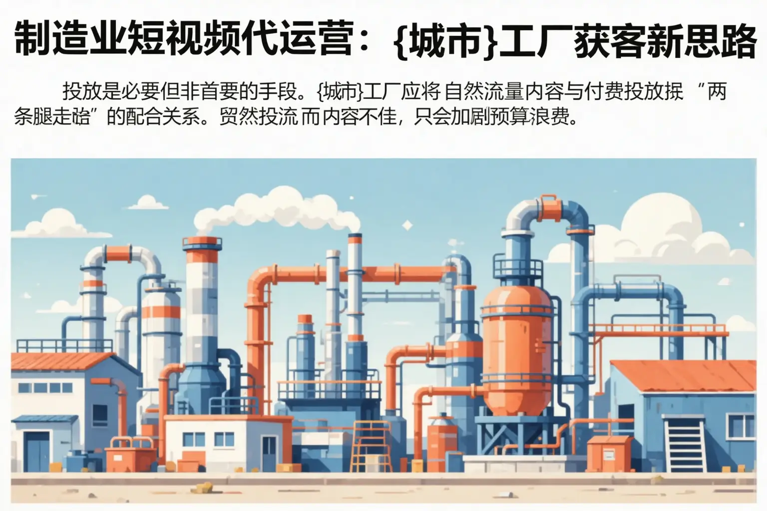 制造业短视频代运营:厦门工厂获客新思路
