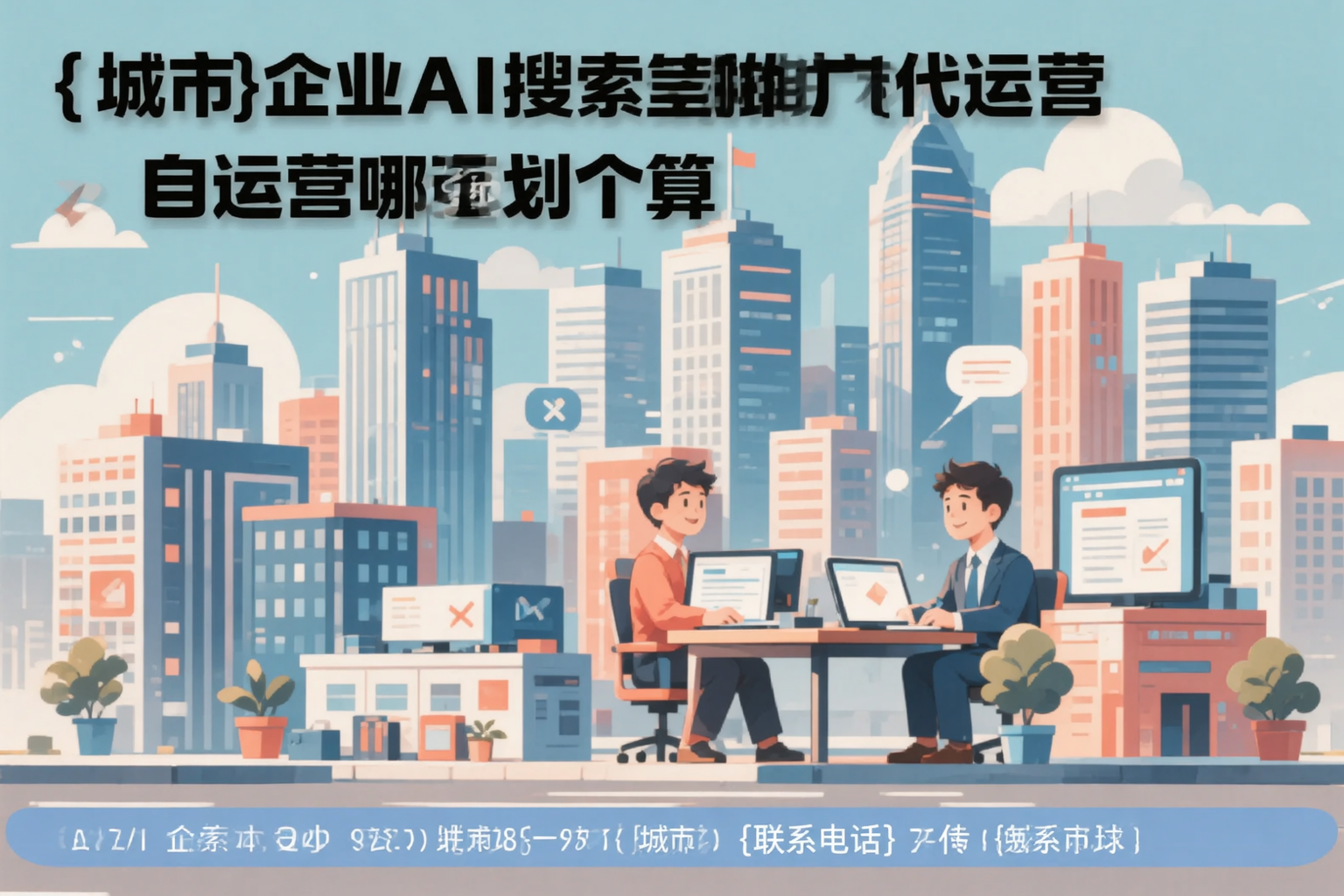 厦门企业AI搜索推广代运营和自运营哪个更划算