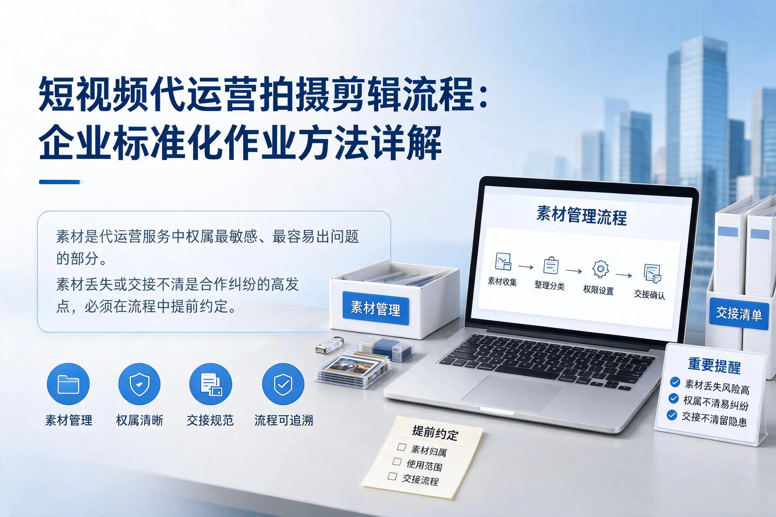 短视频代运营拍摄剪辑流程:厦门企业标准化作业方法详解
