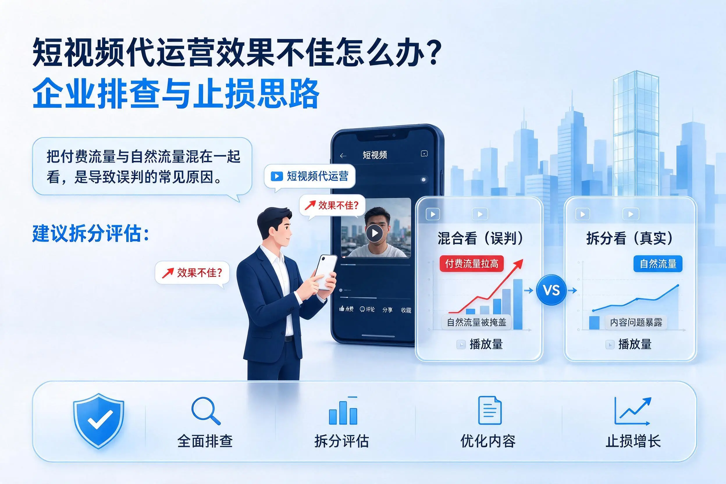 短视频代运营效果不佳怎么办？厦门企业排查与止损思路